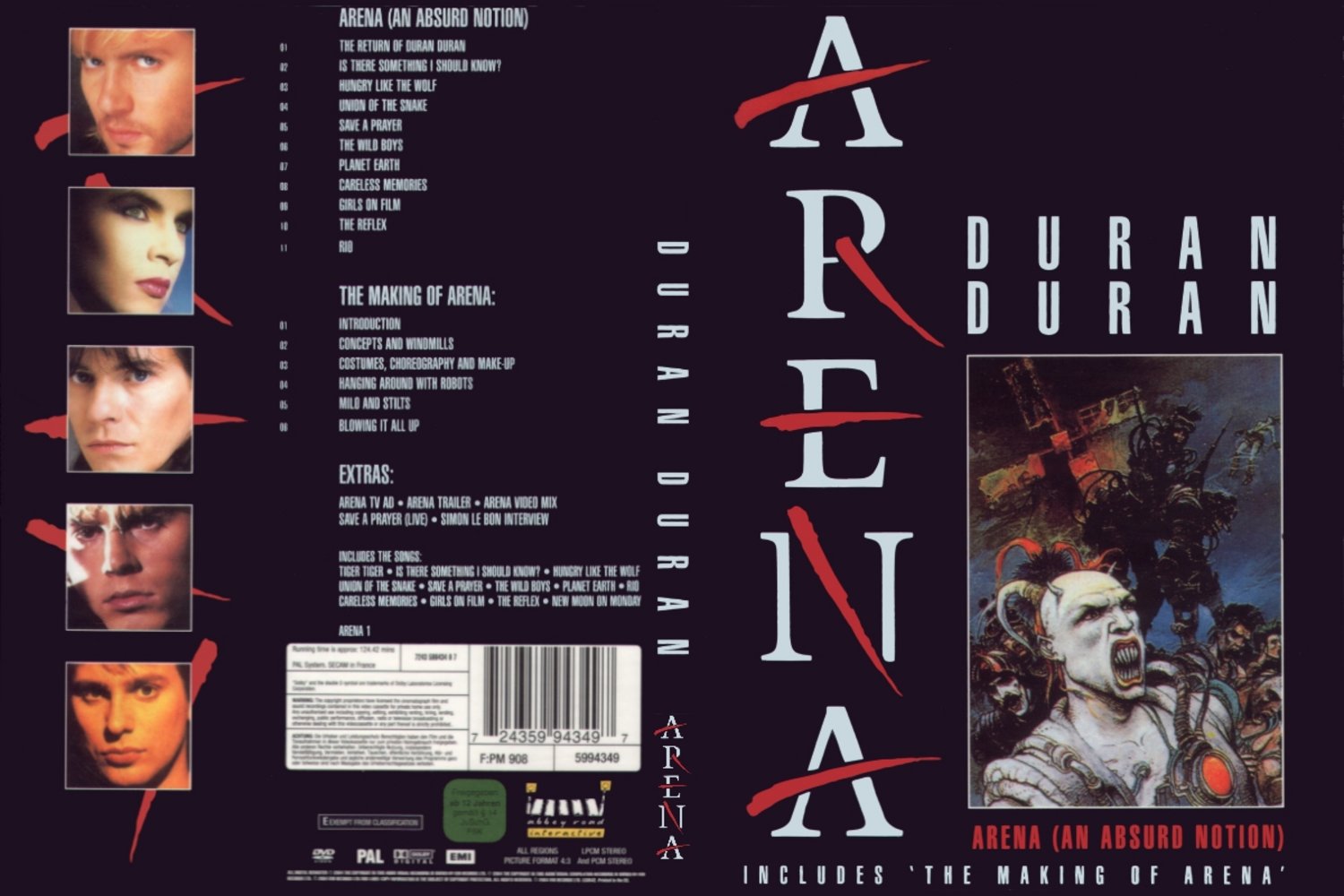 Duran Duran - Arena: The Movie (DVD, 2004) BRAND NEW, SEALED